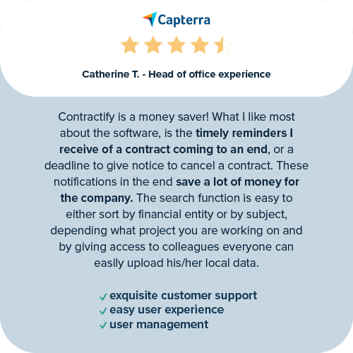 Review Catherine T - head of office experience